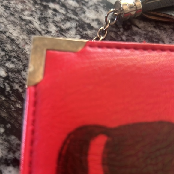 Red Clutch with Horse Design - Picture 9 of 10